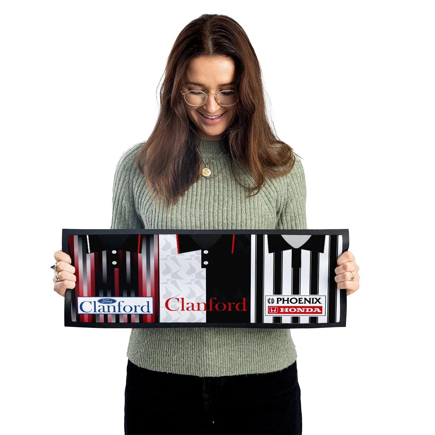 St Mirren Retro Retro Football Shirts - Personalised Bar Runner