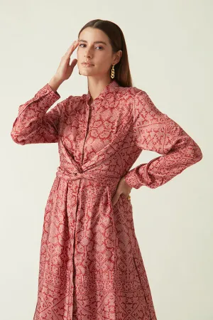 Summer Tunic Modal Satin Ubud Printed-Java E2-Fashion Edit-4JV-26-Payal Pratap