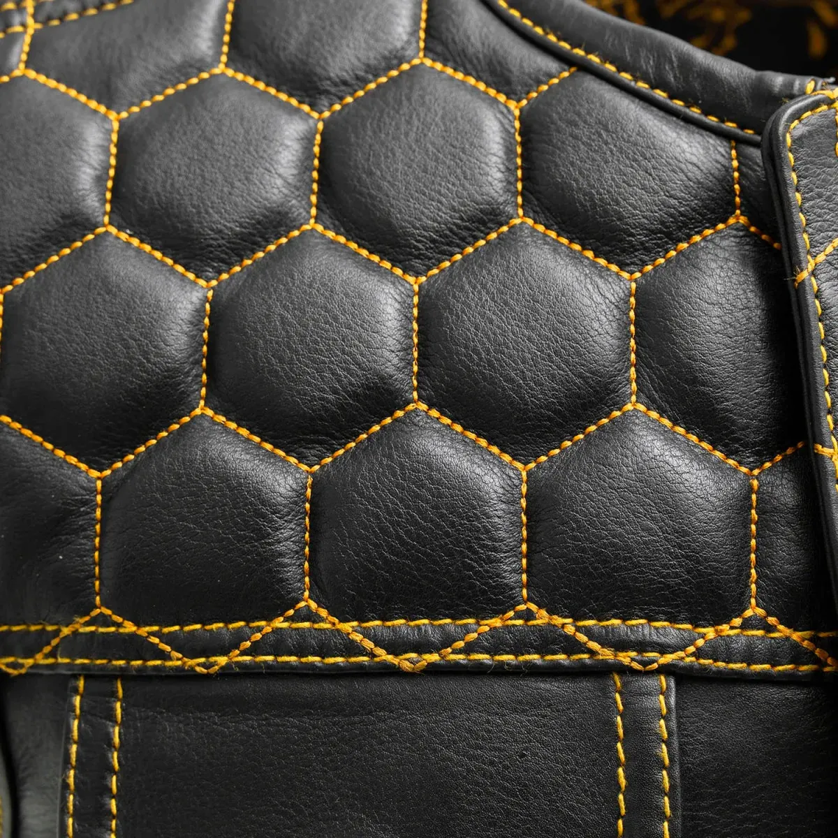 Summit Men's Club Style Leather Vest