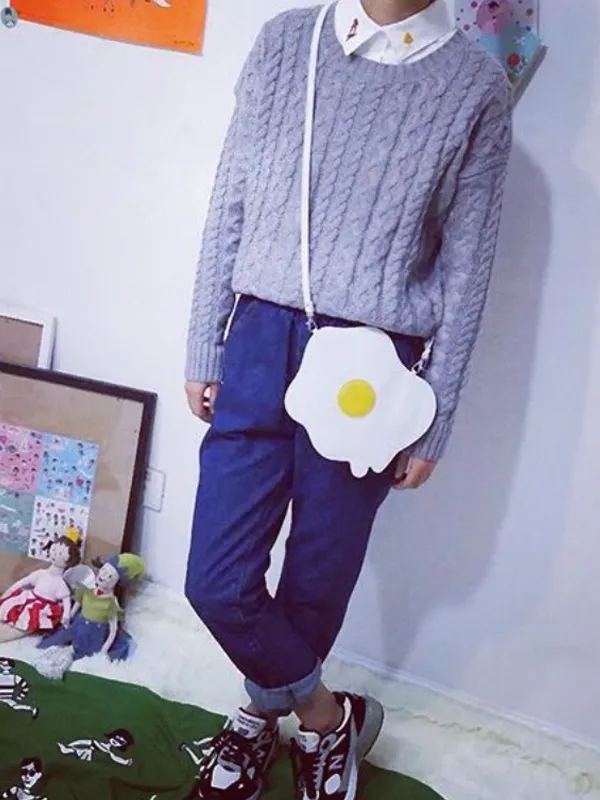 sunny side up egg bag