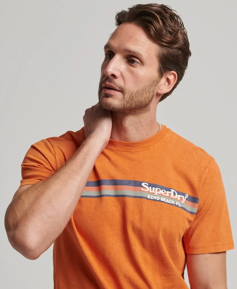 Superdry Vintage Venue T-Shirt Rust Orange