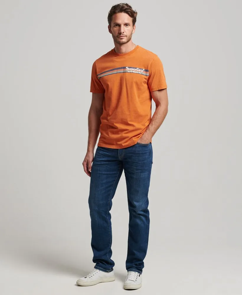 Superdry Vintage Venue T-Shirt Rust Orange