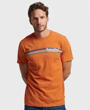 Superdry Vintage Venue T-Shirt Rust Orange