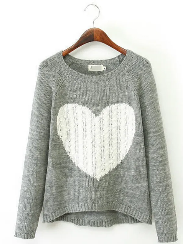 sweet heart cozy sweater