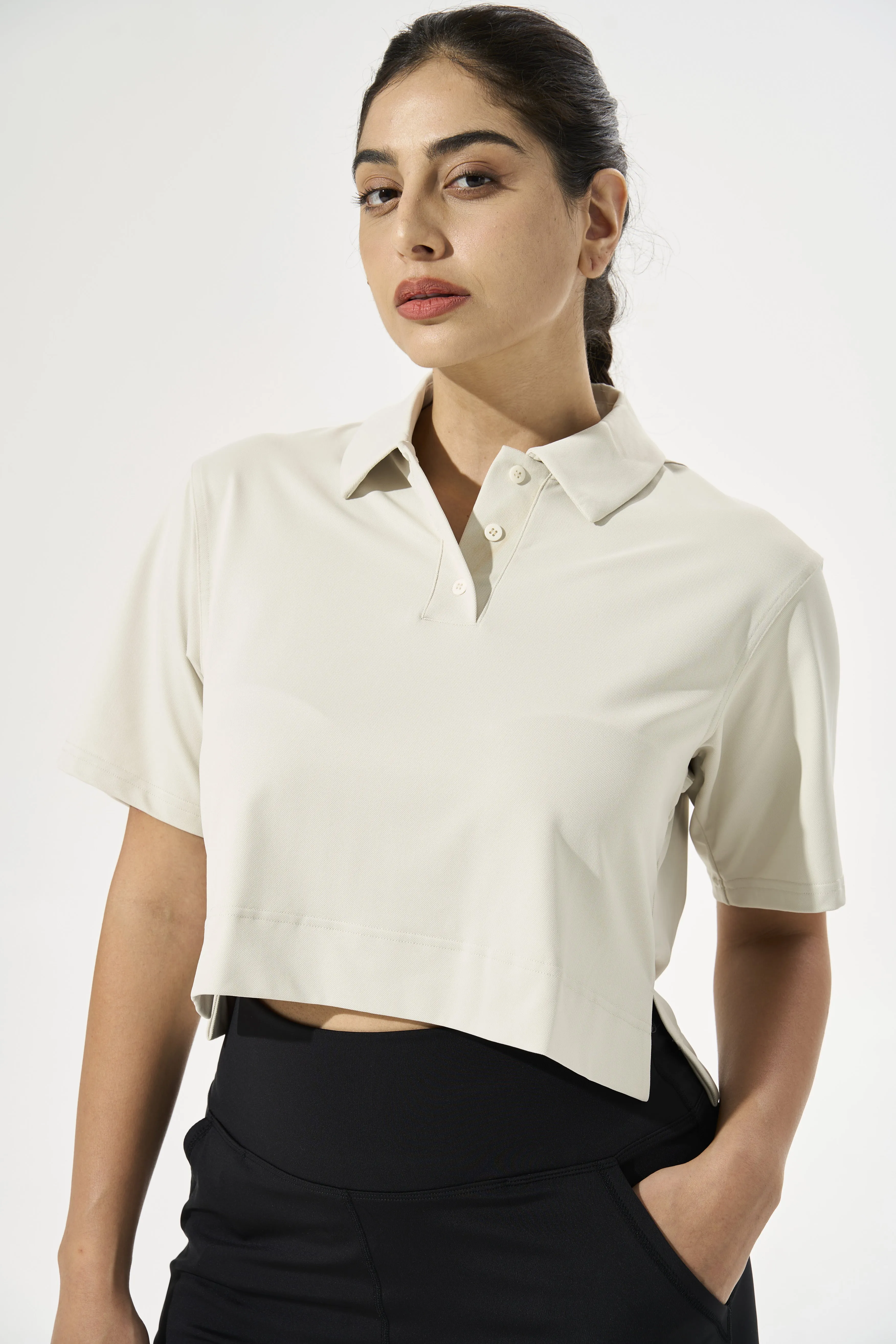 Tangs Display -  Cooling, Breathable & Buttery Soft Positive Polo Top