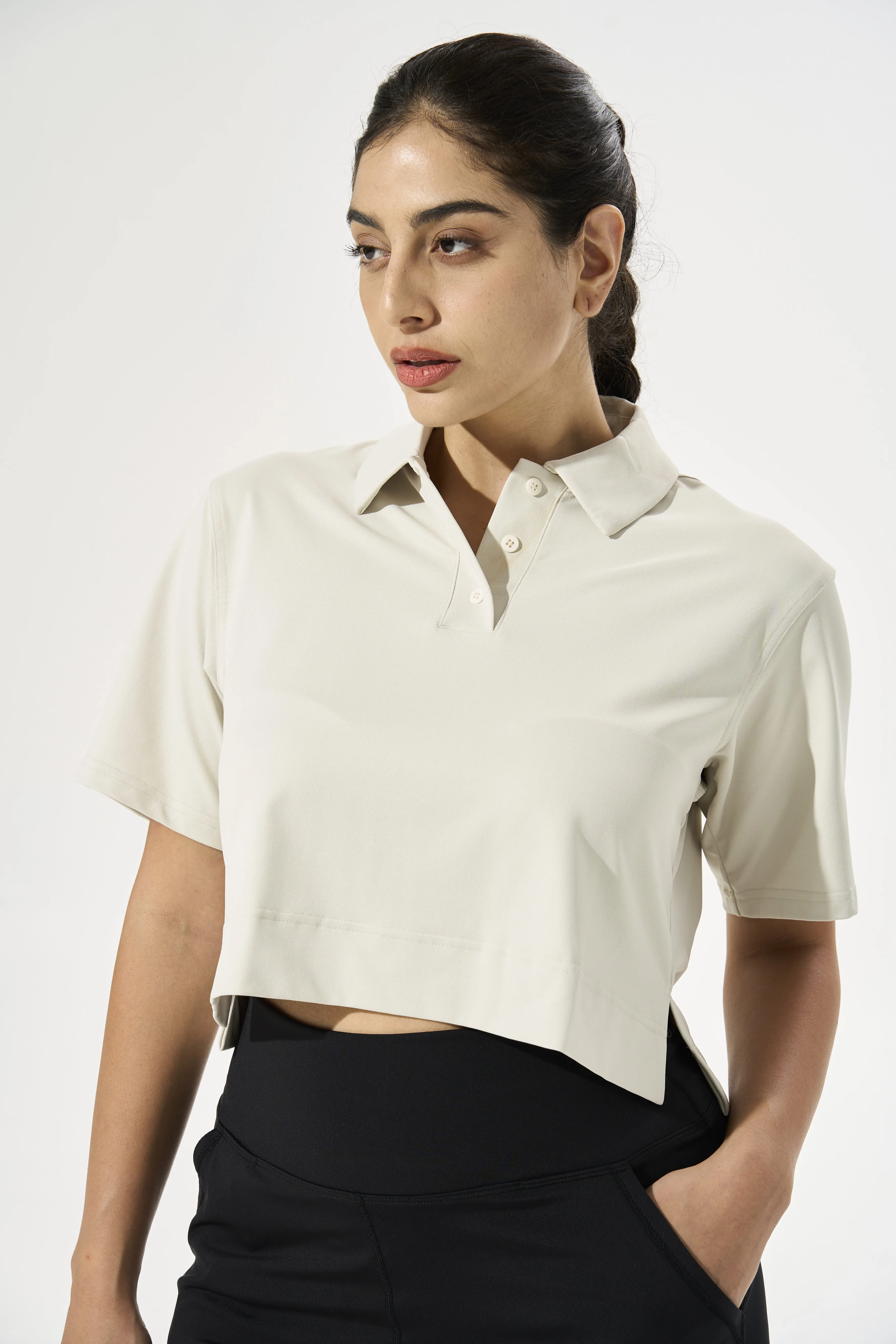 Tangs Display -  Cooling, Breathable & Buttery Soft Positive Polo Top