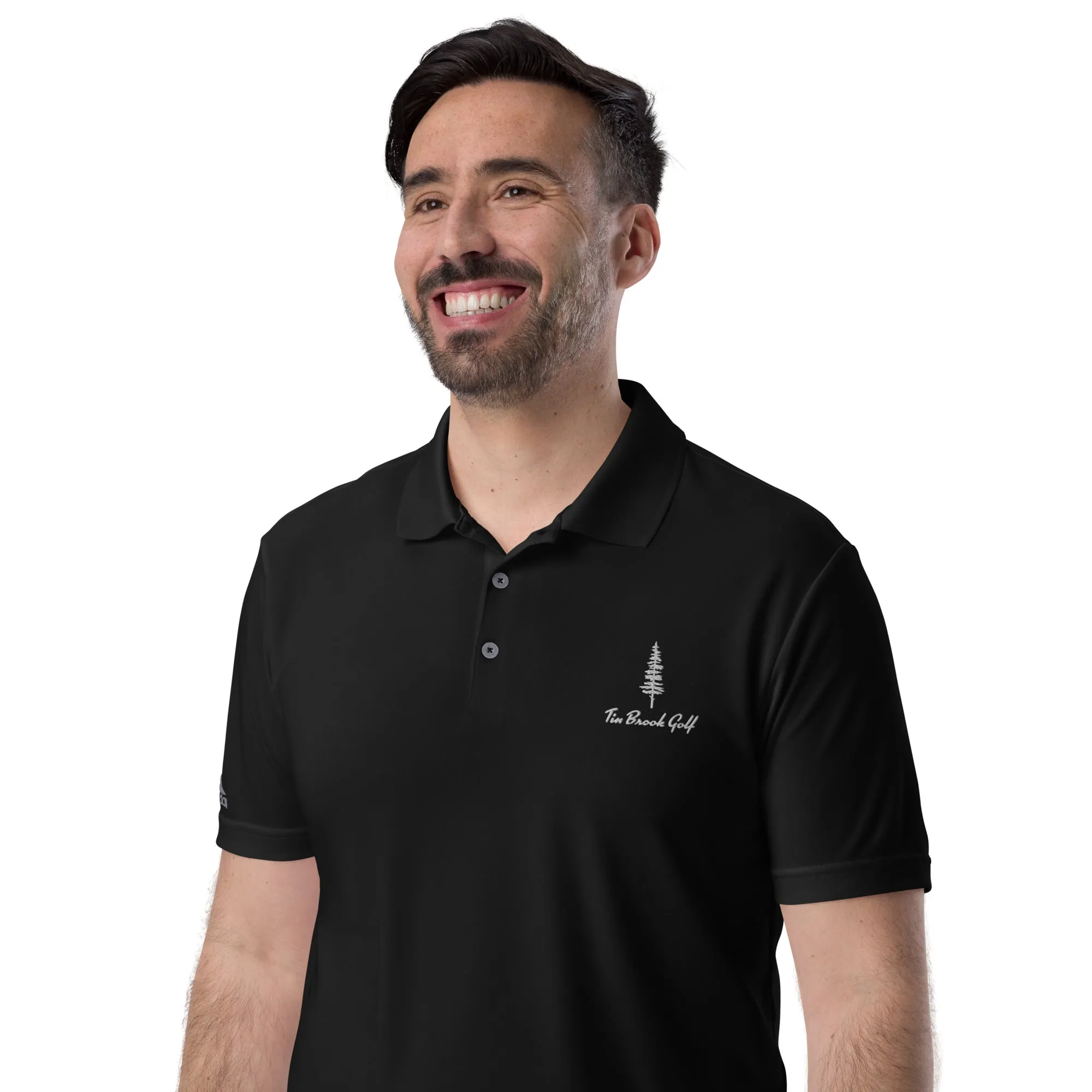 TB Spruce Performance Polo Shirt by Adidas