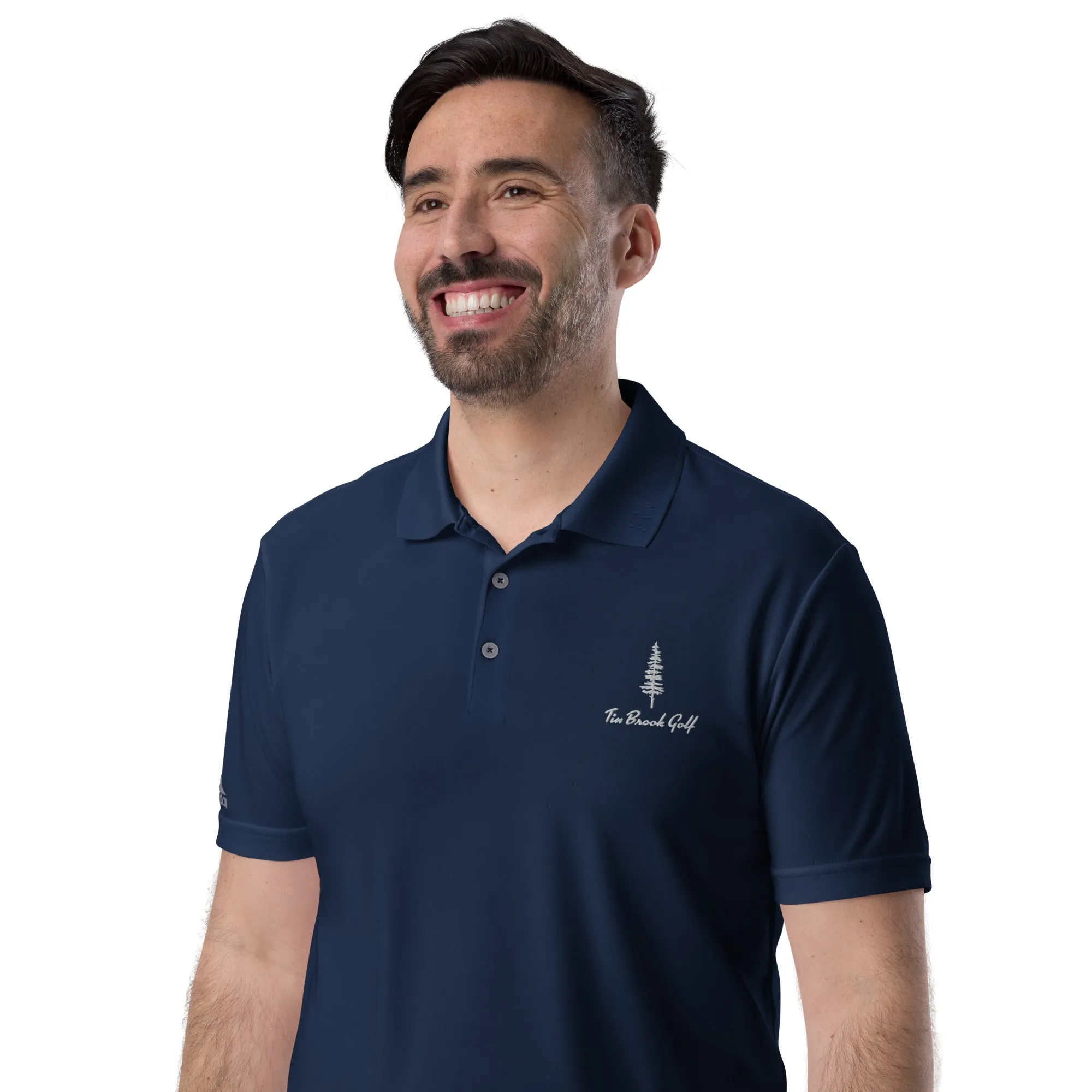 TB Spruce Performance Polo Shirt by Adidas