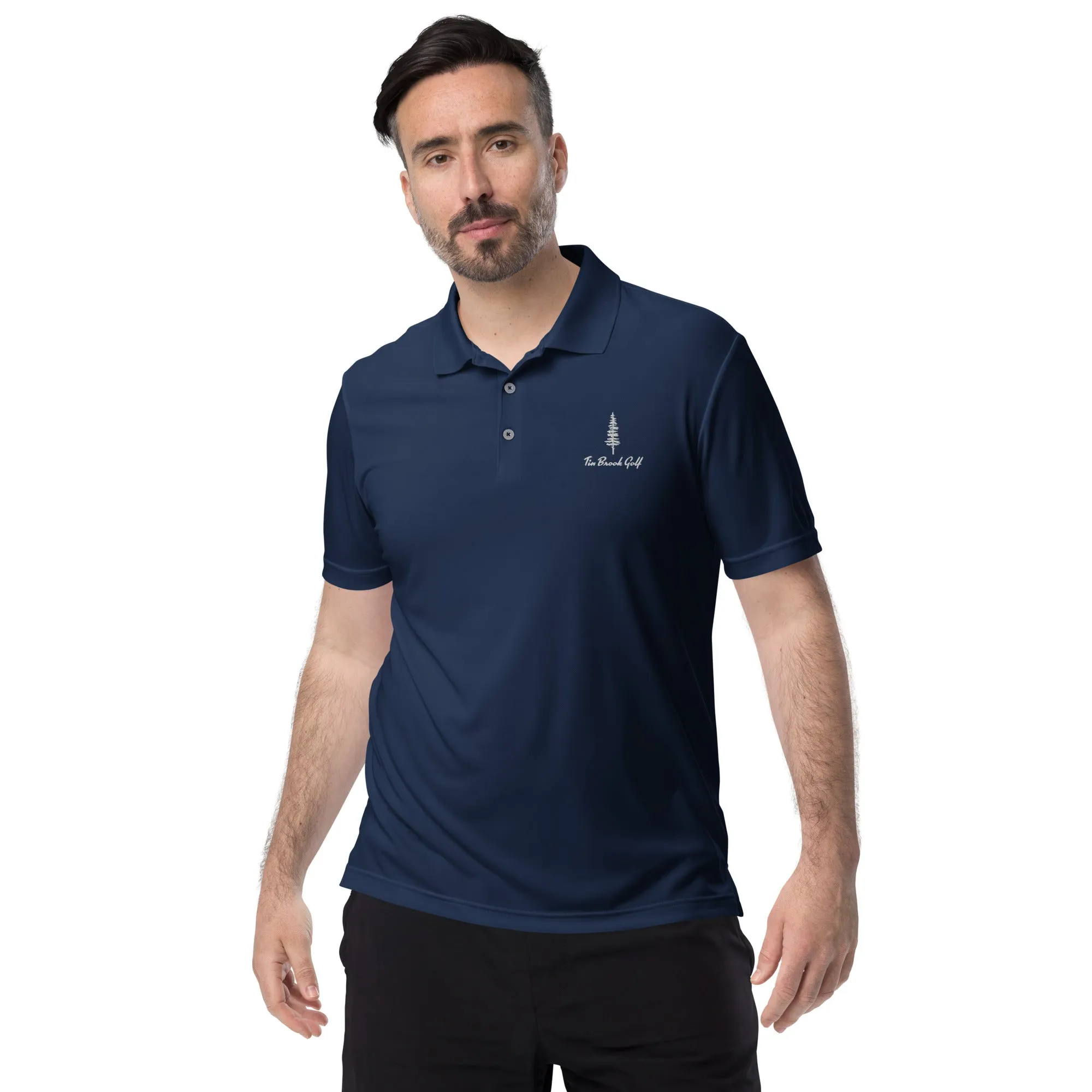 TB Spruce Performance Polo Shirt by Adidas