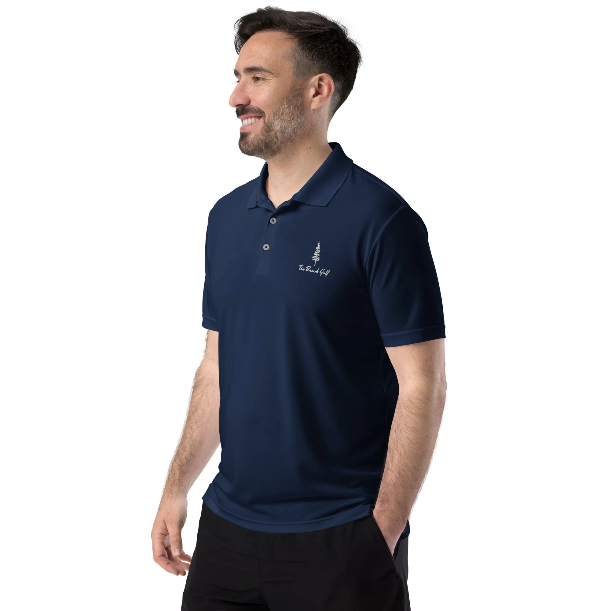 TB Spruce Performance Polo Shirt by Adidas