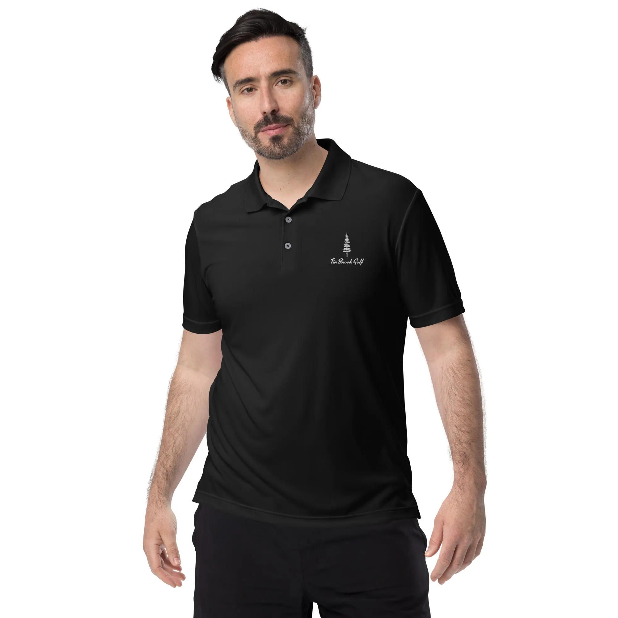 TB Spruce Performance Polo Shirt by Adidas
