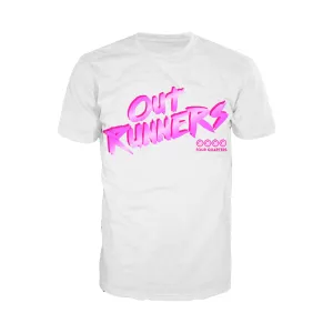 The Four Quarters Logo Outrunners Official Men's T-shirt (White)