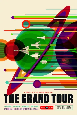 The Grand Tour – NASA JPL Space Travel Poster