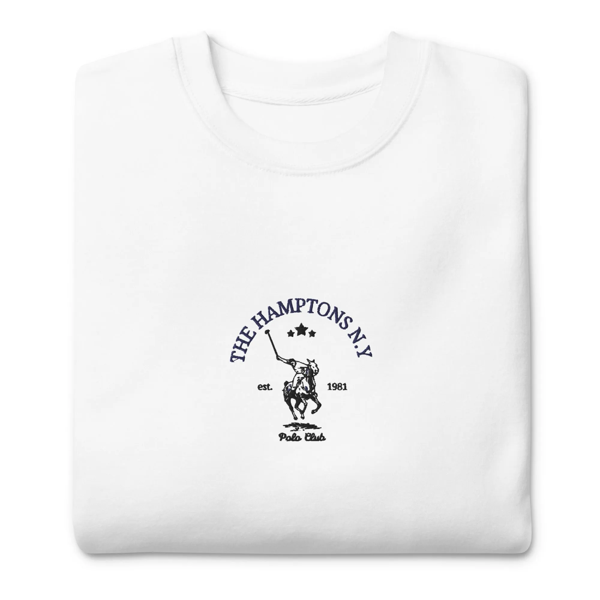 The Hamptons New York Polo Club Embroidered men Premium Sweatshirt