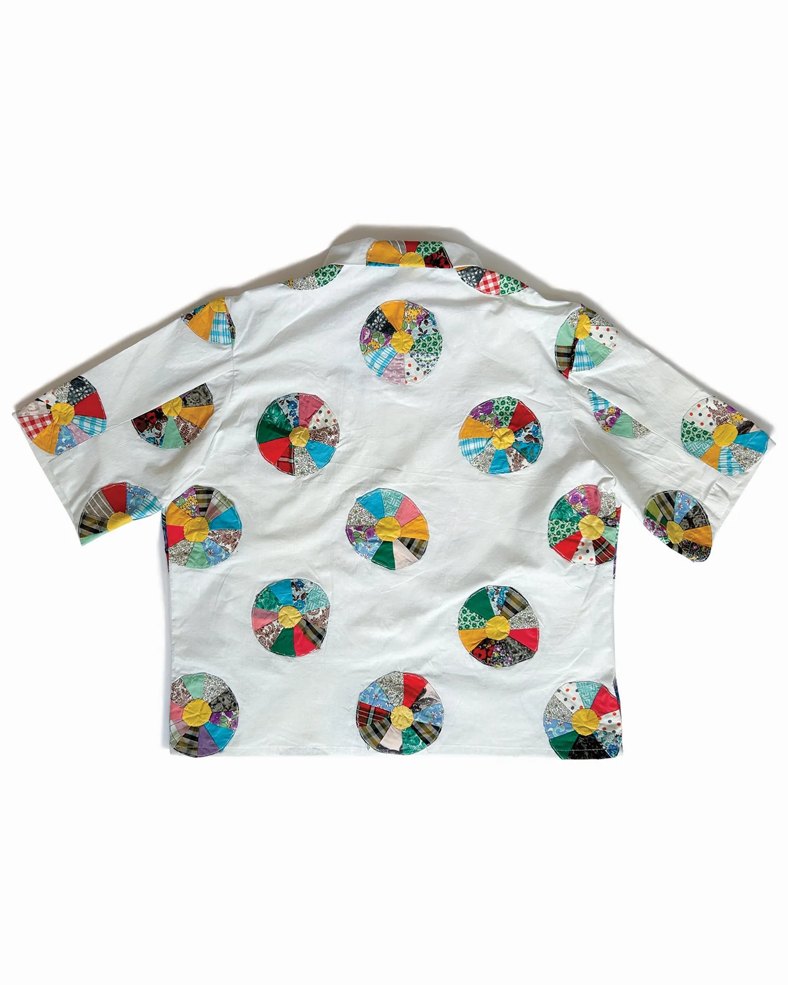 THE SHORT SLEEVED CHORE SHIRT - PINWHEELS