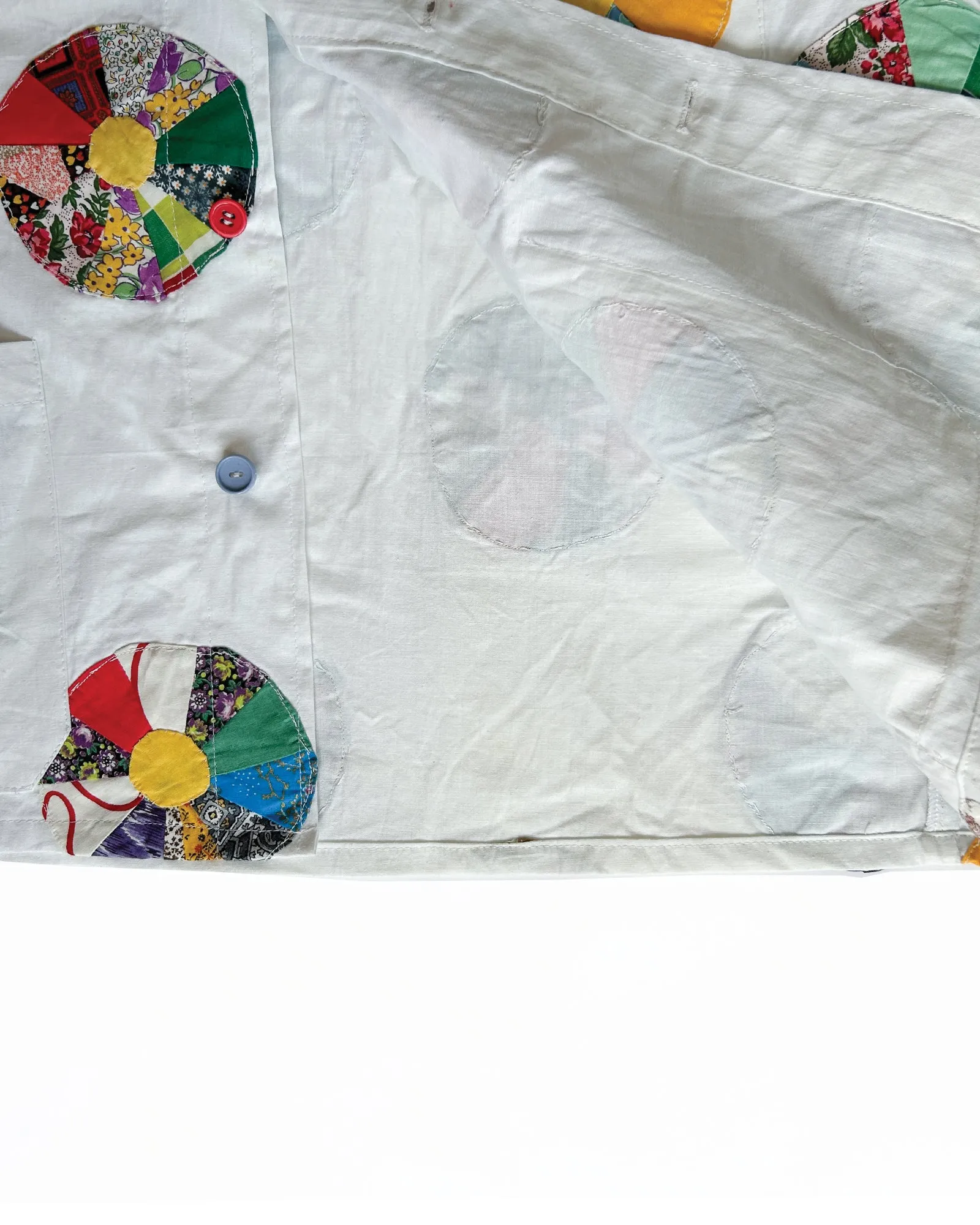 THE SHORT SLEEVED CHORE SHIRT - PINWHEELS