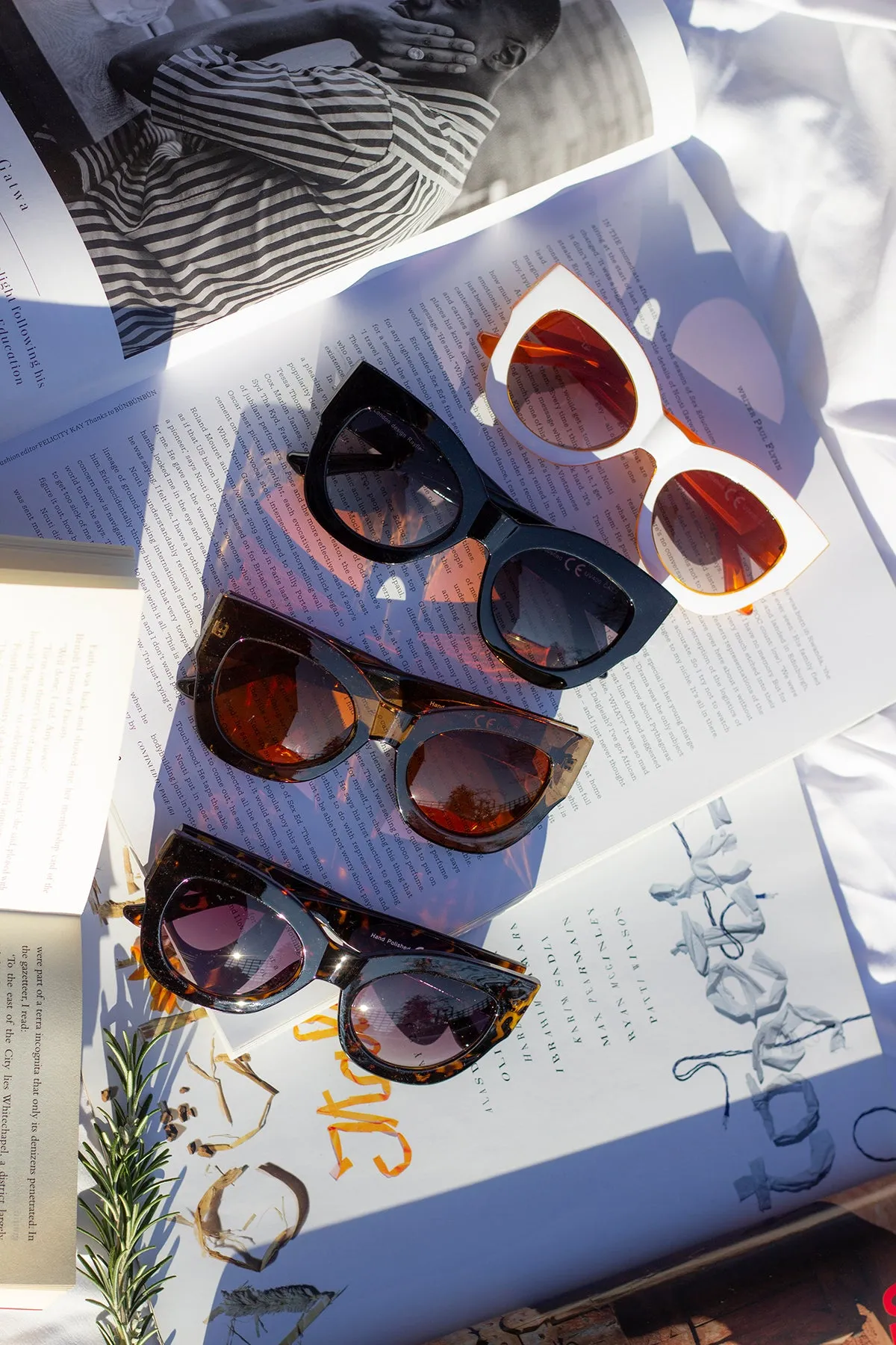 Thick Framed Chunky Cat Eye Sunglasses