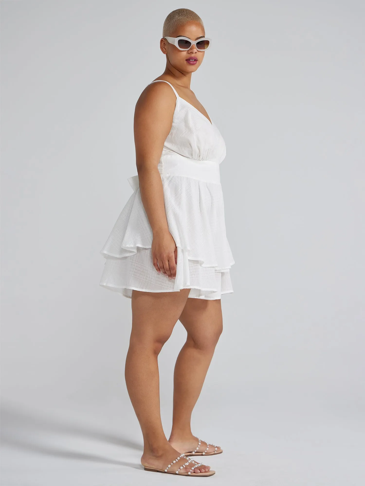 Tie Front Flowy Romper