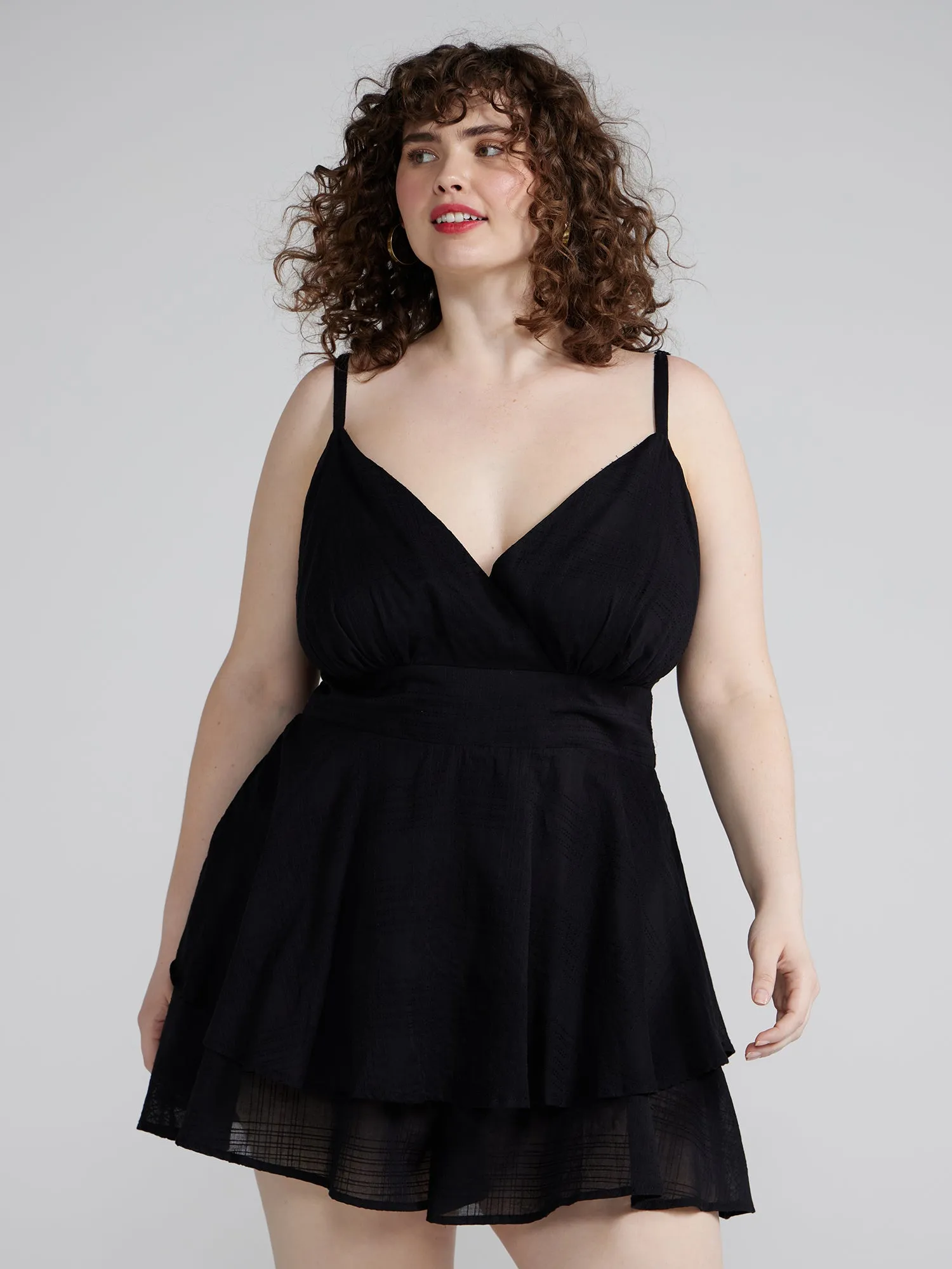 Tie Front Flowy Romper