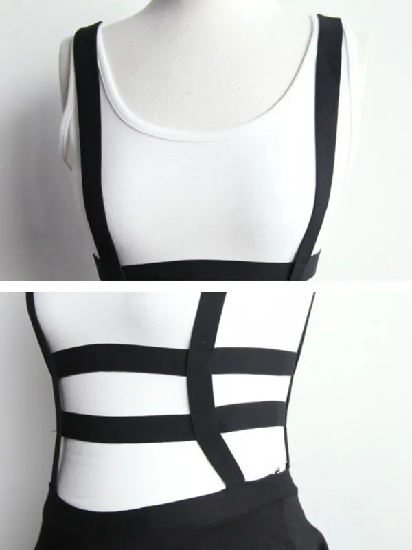trendsetter strappy skirt