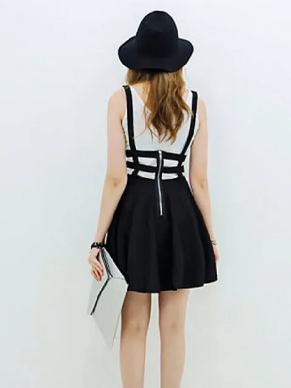 trendsetter strappy skirt