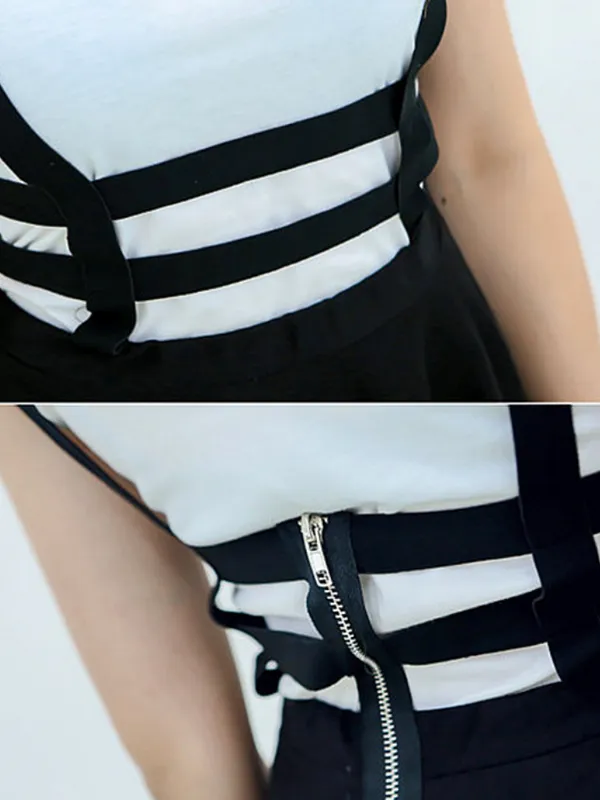 trendsetter strappy skirt