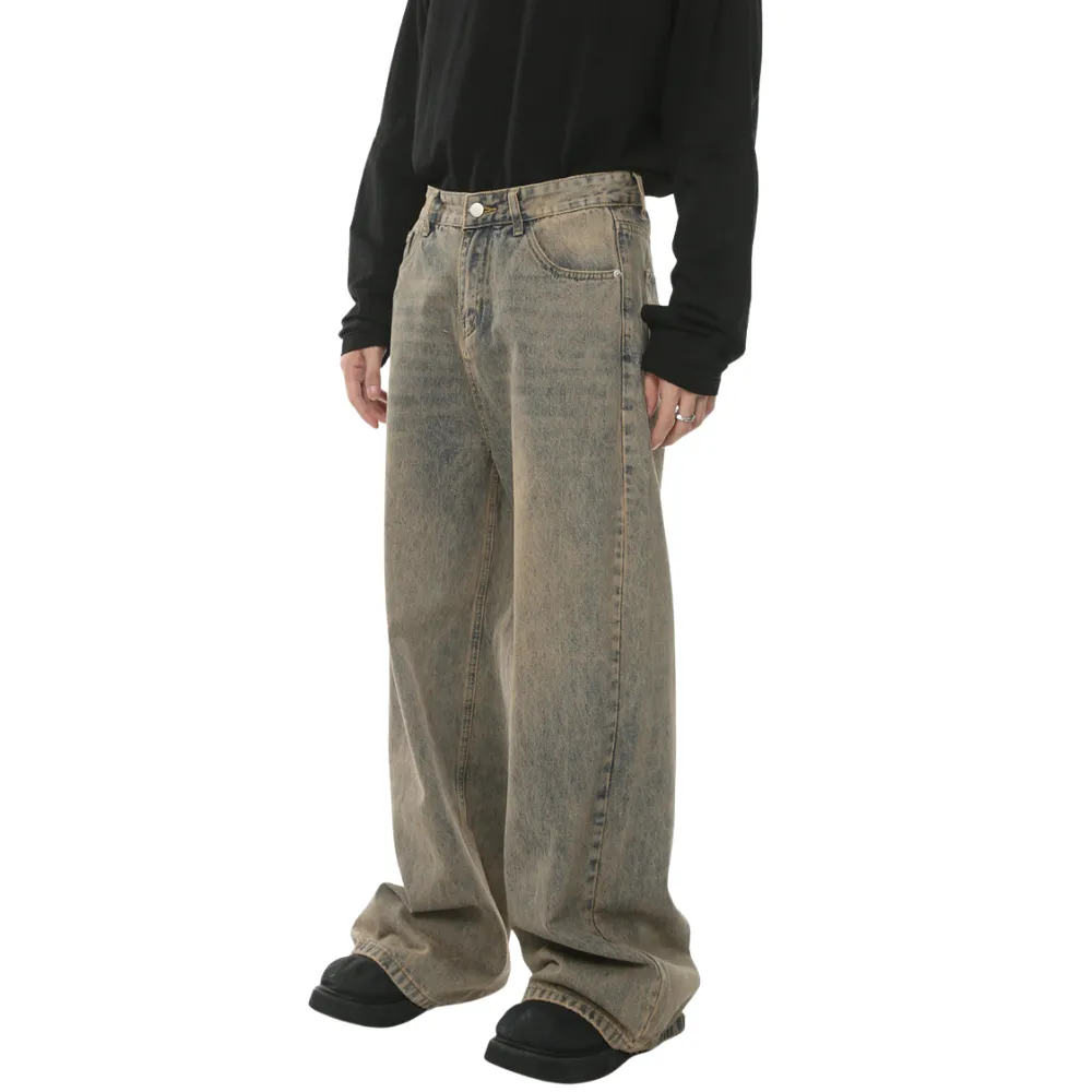 Trendy Retro Distressed Jeans