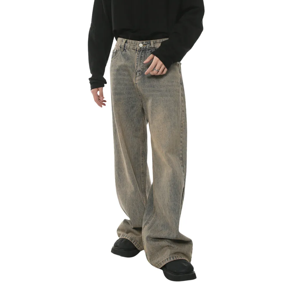 Trendy Retro Distressed Jeans