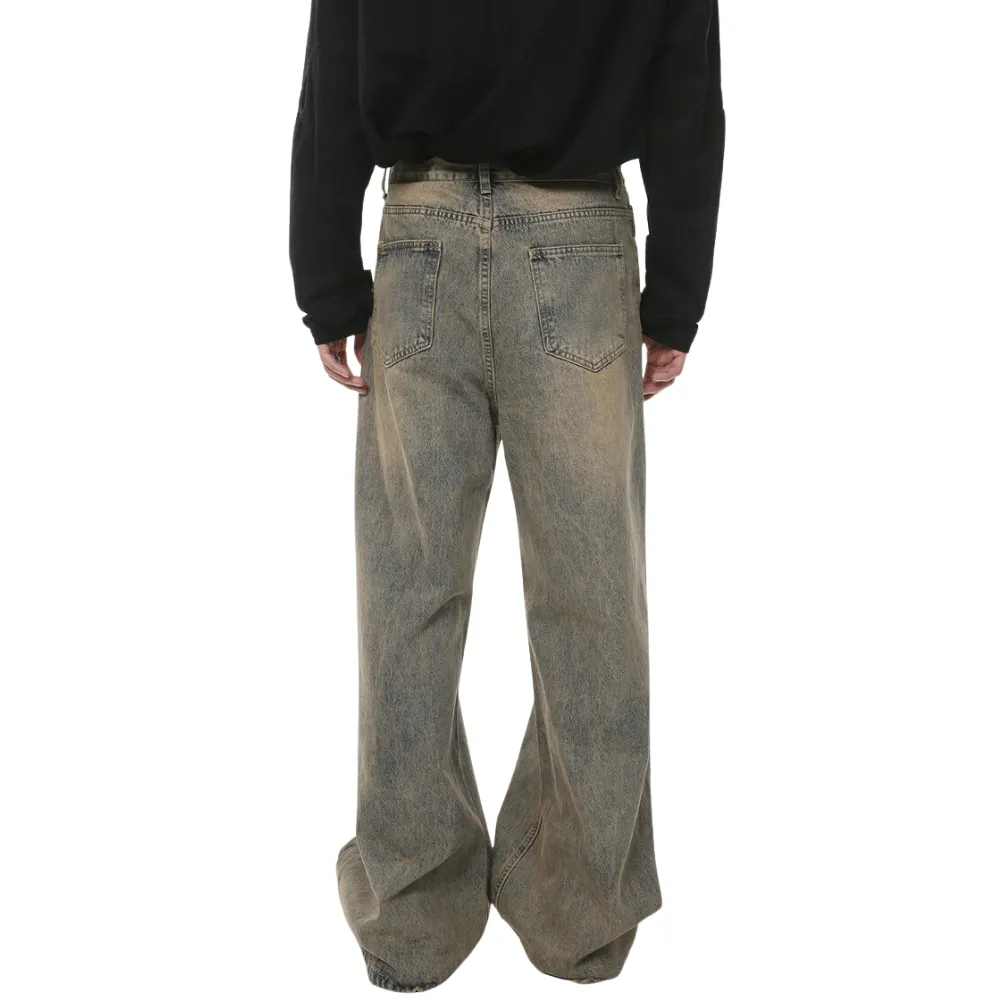 Trendy Retro Distressed Jeans