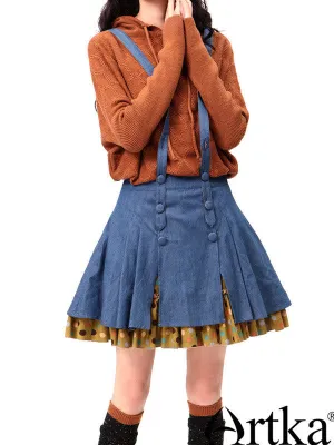two pieces suspender skirt