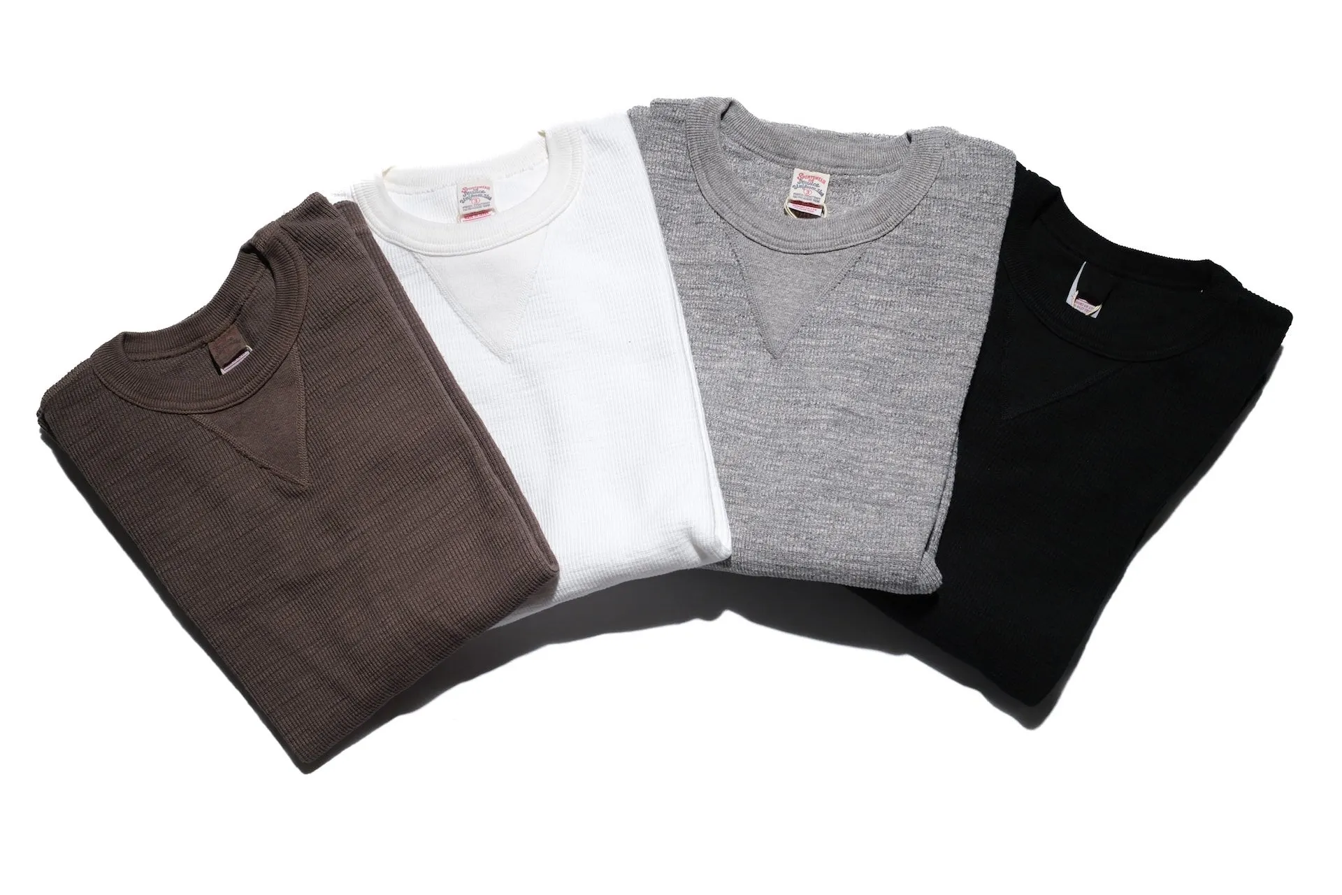 UES 11.8oz Ribbing Thermal Sweatshirt (Off White)