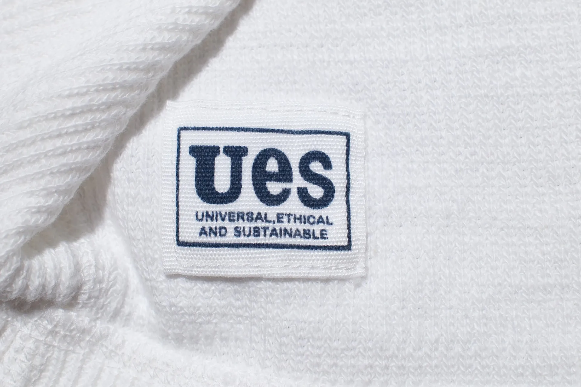 UES 11.8oz Ribbing Thermal Sweatshirt (Off White)
