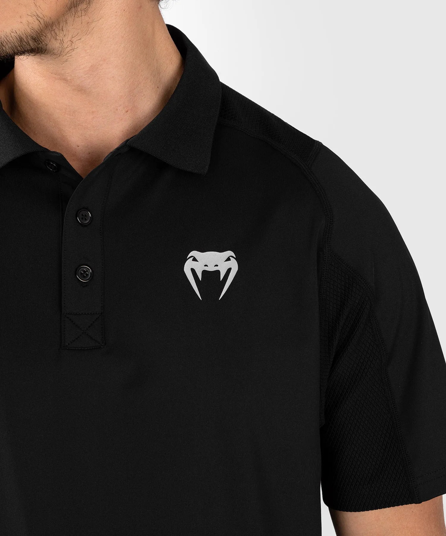 UFC Venum Performance Institute 2.0 Polo da Uomo - Nero/Rosso