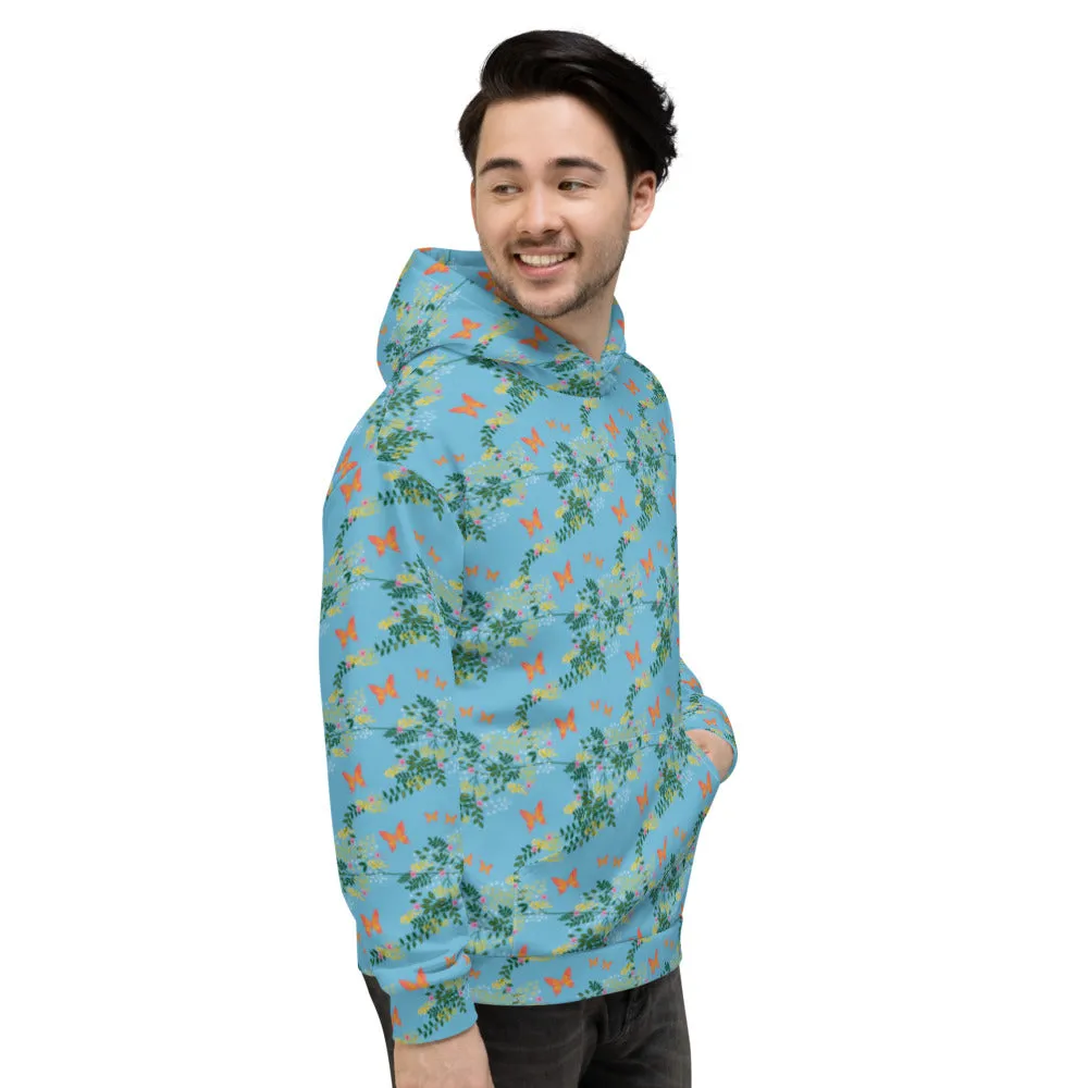 Unisex Hoodie, Butterfly Woods
