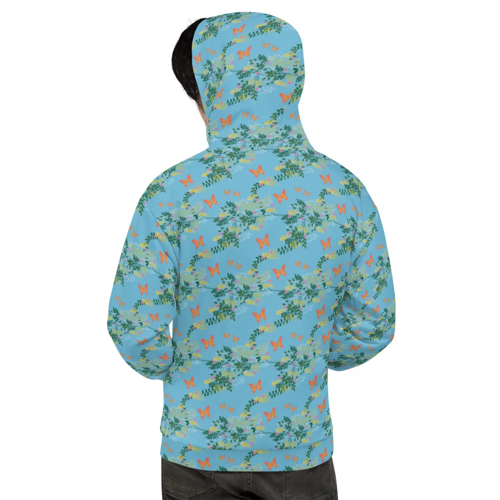 Unisex Hoodie, Butterfly Woods