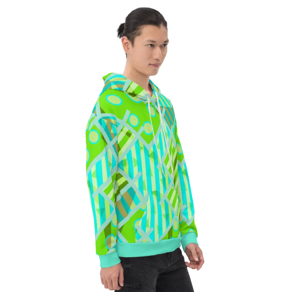 Unisex Hoodie, Memphis Maze