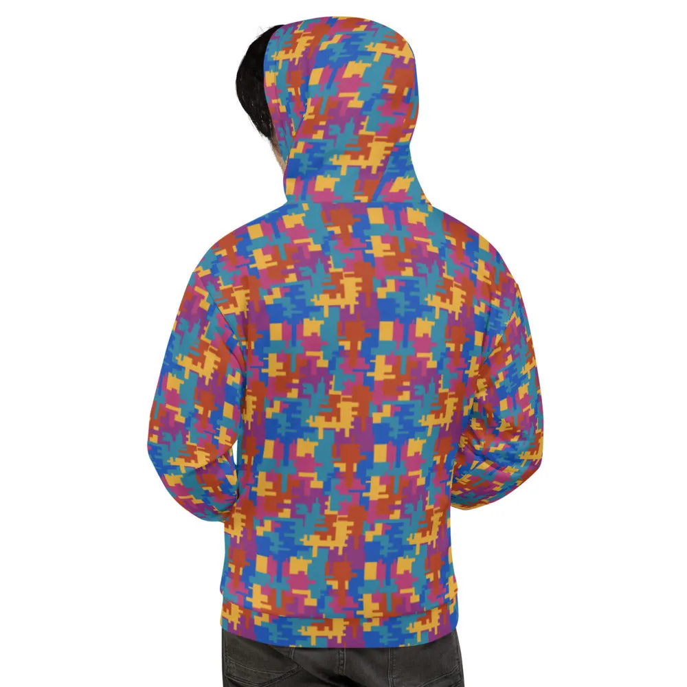 Unisex Hoodie, Multicoloured Forever Linked