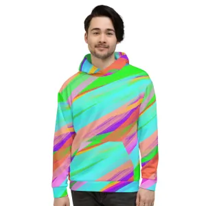Unisex Hoodie, Rainbow Swirly