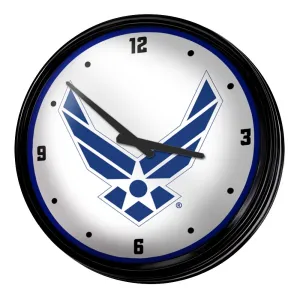 US Air Force: Retro Lighted Wall Clock