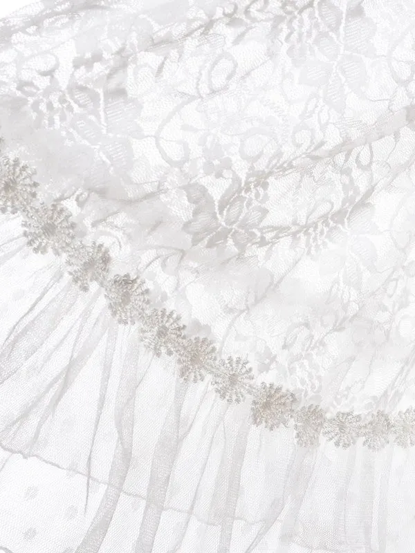v neck floral lace dress