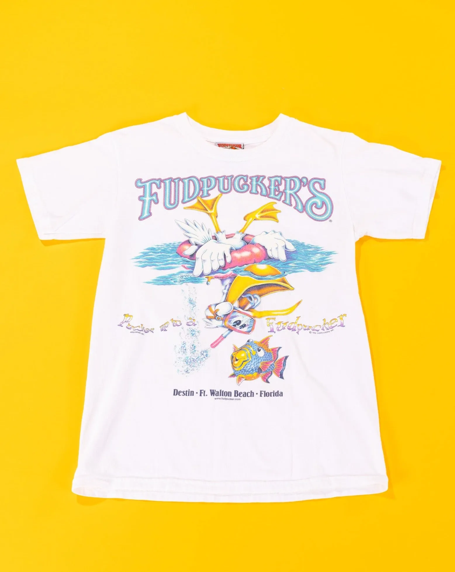 Vintage 1995 Fudpucker's Destin St. Walton Beach Florida T-shirt