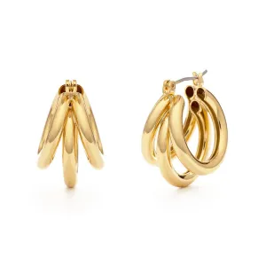 Vintage Style Triple Hoop