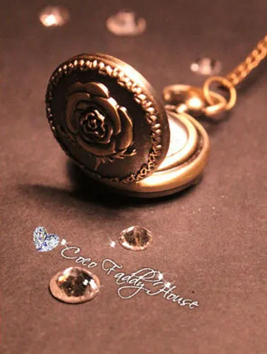 vintage style watch necklace