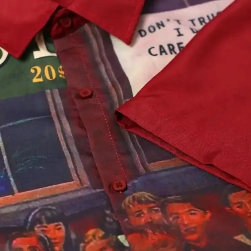 Vintage Teacher and Students Y2K Shirt for Nostalgic Moments