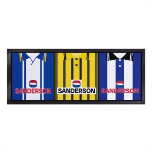 Wednesday Retro Football Shirts - Personalised Bar Runner
