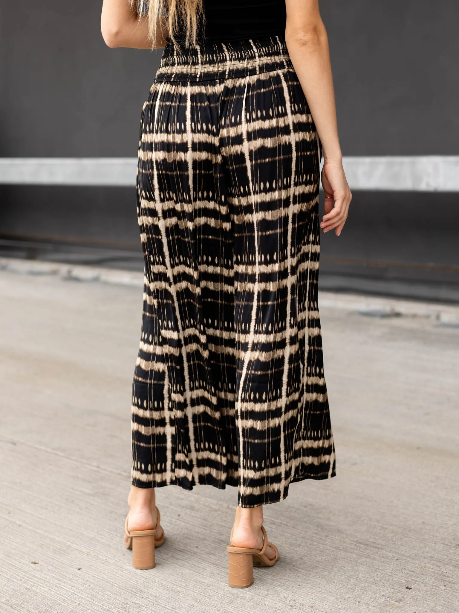 Wide Print Pants