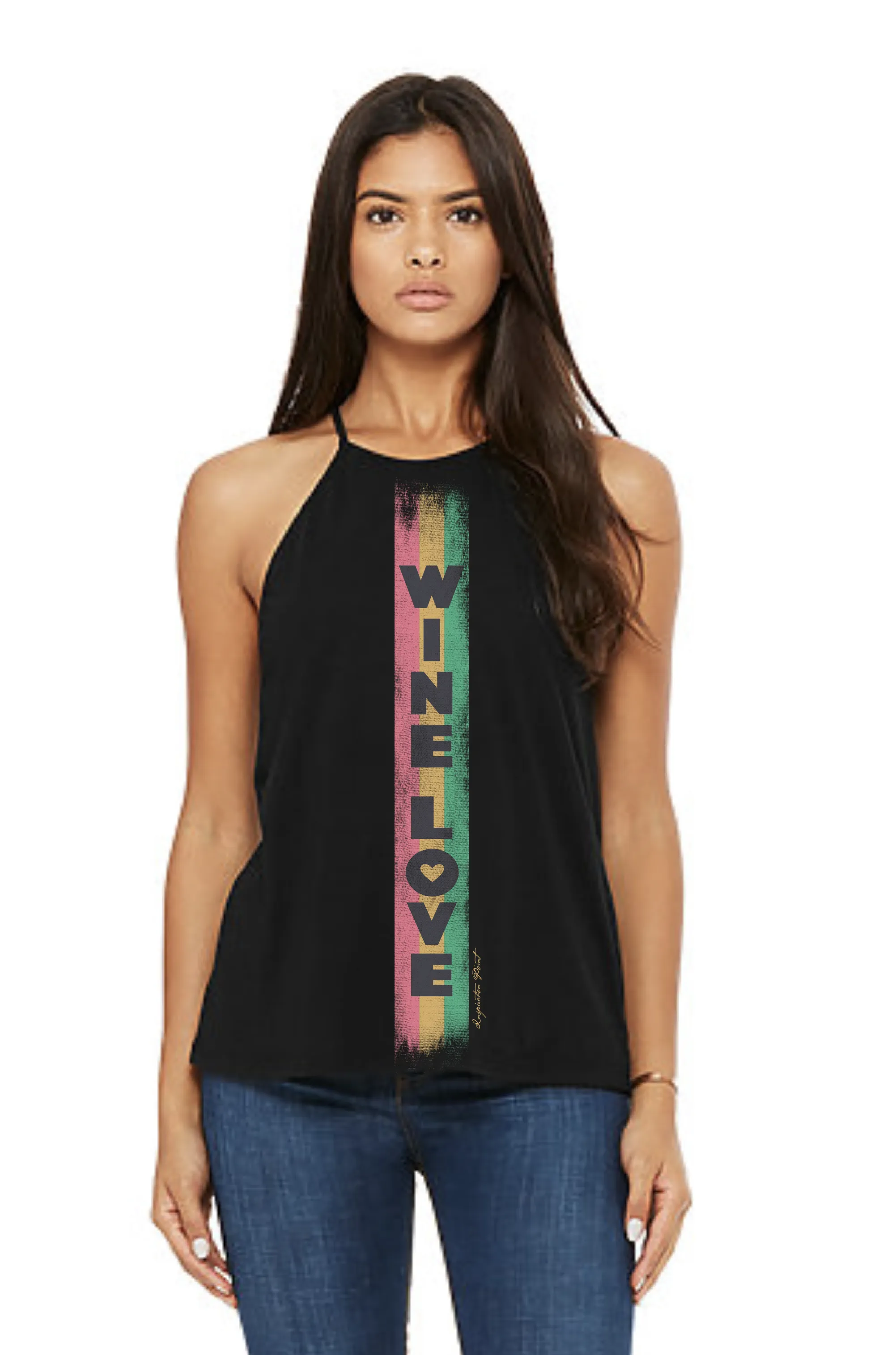 WINE LOVE HIGH NECK TANK - LIMITED EDITION