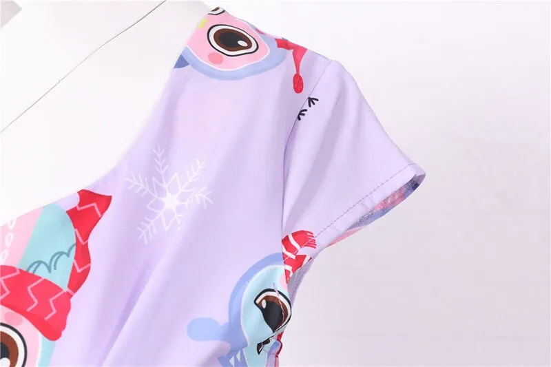 Women's Casual Sexy Elegant Retro Dress V Neck Short Sleeve High Waist Print Holiday Dress