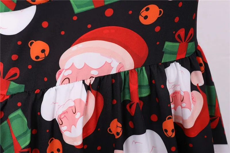 Women's Casual Sexy Elegant Retro Dress V Neck Short Sleeve High Waist Print Holiday Dress