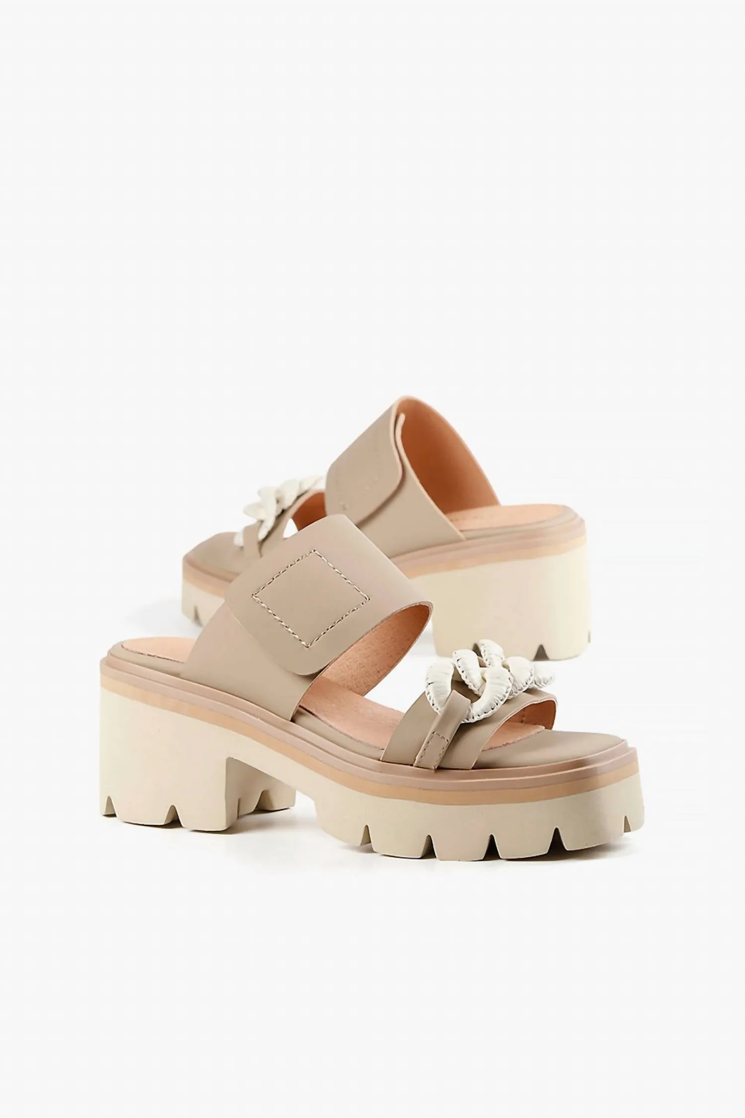 Women's Link & Lugg Vel Sandal In Taupe